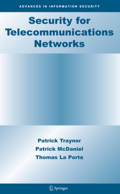 Bild von Security for Telecommunications Networks von Patrick Traynor