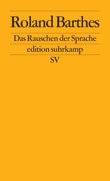 Bild von Das Rauschen der Sprache von Roland Barthes