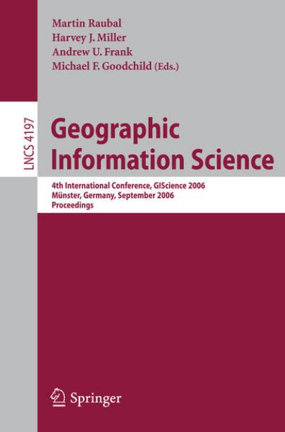 Bild von Geographic Information Science von Martin (Hrsg.) Raubal