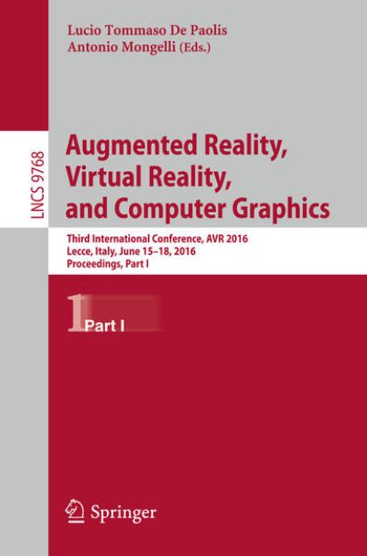 Bild von Augmented Reality, Virtual Reality, and Computer Graphics von Lucio Tommaso (Hrsg.) De Paolis