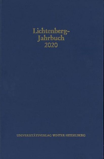 Bild von Lichtenberg-Jahrbuch 2020 von Wolfgang (Begründet v.) Promies