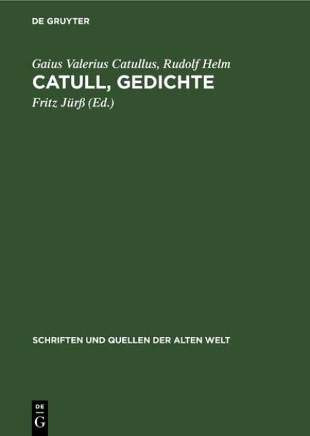 Bild von Catull, Gedichte von Gaius Valerius Catullus