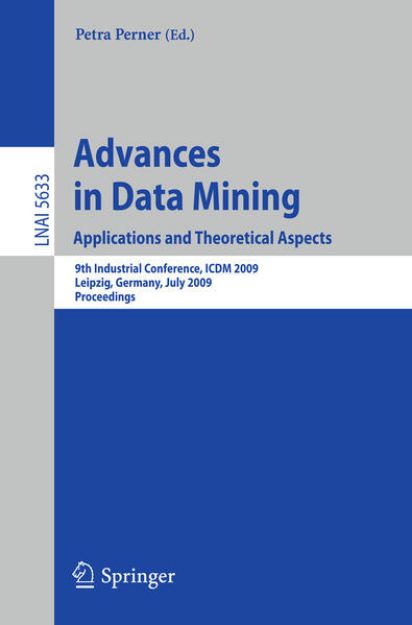 Bild von Advances in Data Mining. Applications and Theoretical Aspects von Petra (Hrsg.) Perner