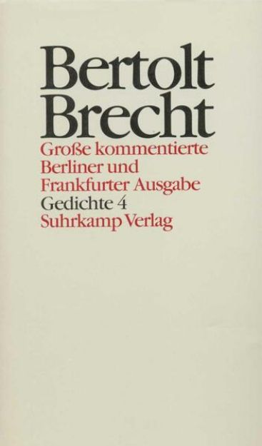 Bild von Bd. 14: Werke. Große kommentierte Berliner und Frankfurter Ausgabe. 30 Bände (in 32 Teilbänden) und ein Registerband - Werke. Grosse kommentierte Berliner und Frankfurter Ausgaben von Bertolt Brecht