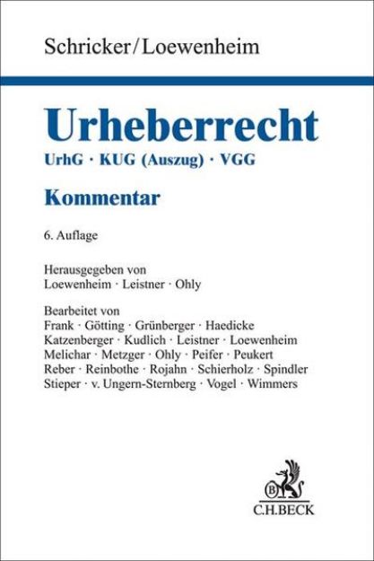 Bild von Urheberrecht von Ulrich (Hrsg.) Loewenheim