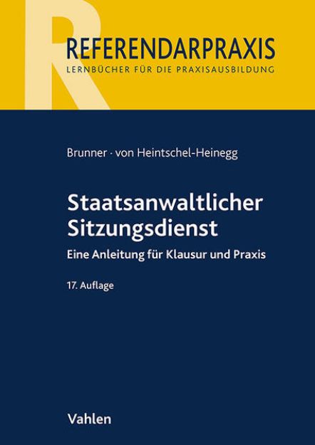 Bild zu Staatsanwaltlicher Sitzungsdienst von Raimund Brunner