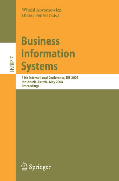 Bild von Business Information Systems von Witold (Hrsg.) Abramowicz