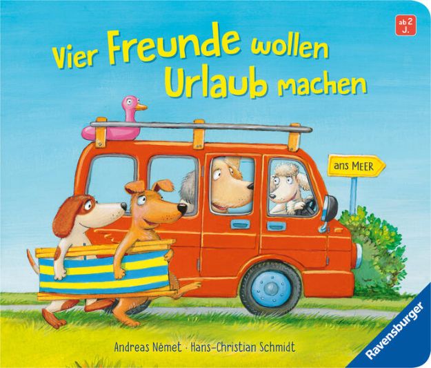 Bild von Vier Freunde wollen Urlaub machen von Hans-Christian Schmidt