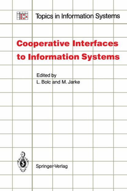 Bild von Cooperative Interfaces to Information Systems von Matthias (Hrsg.) Jarke