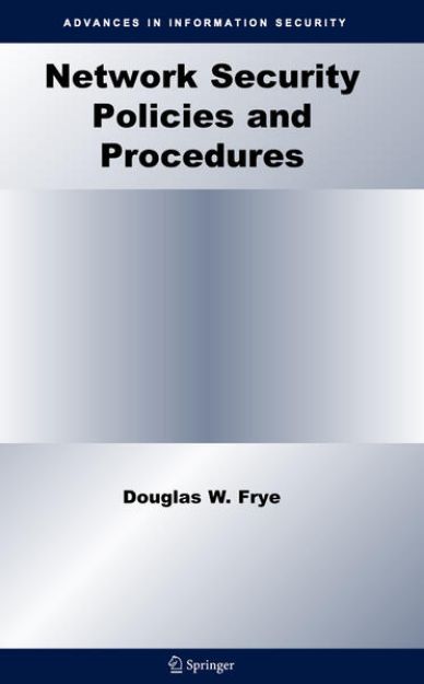 Bild von Network Security Policies and Procedures von Douglas W. Frye