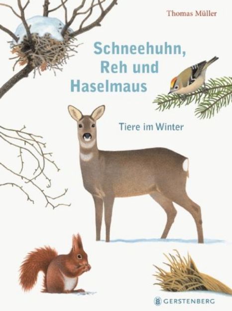 Bild von Schneehuhn, Reh und Haselmaus von Thomas Müller