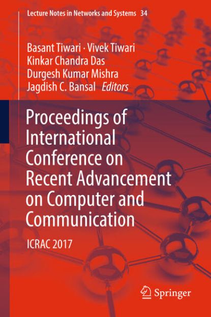 Bild von Proceedings of International Conference on Recent Advancement on Computer and Communication von Basant (Hrsg.) Tiwari