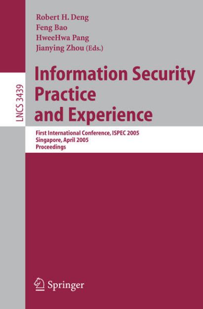 Bild von Information Security Practice and Experience von Robert H. (Hrsg.) Deng