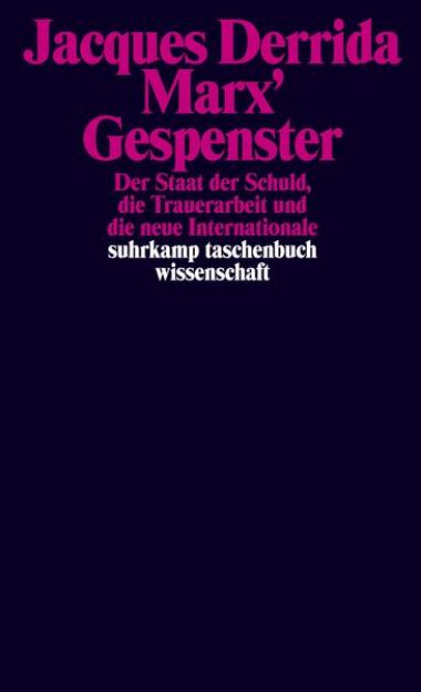 Bild von Marx' Gespenster von Jacques Derrida