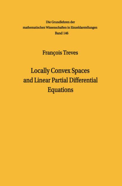 Bild von Locally Convex Spaces and Linear Partial Differential Equations von François Treves