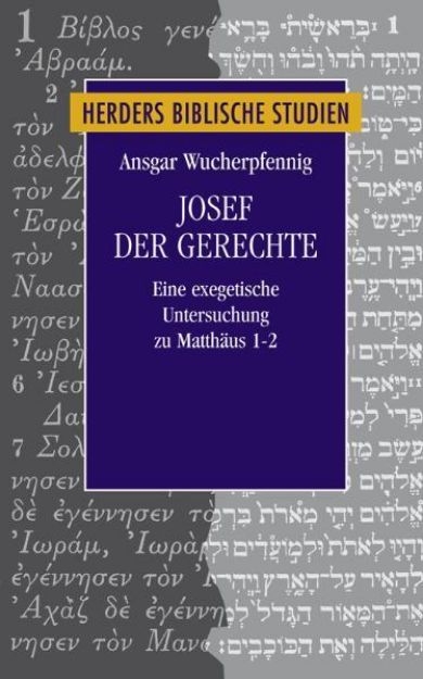 Bild von Josef der Gerechte von Ansgar Wucherpfennig