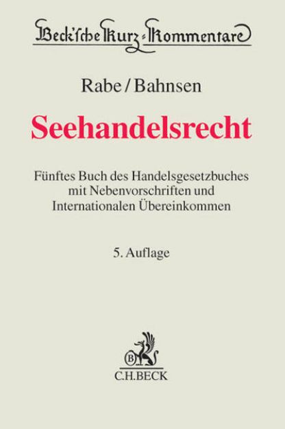 Bild von Seehandelsrecht von Dieter Rabe