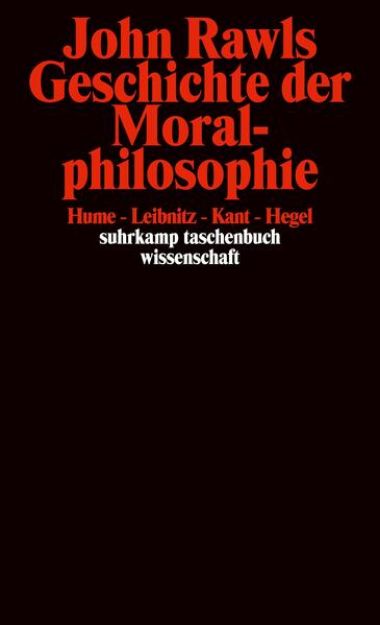 Bild von Geschichte der Moralphilosophie von John Rawls