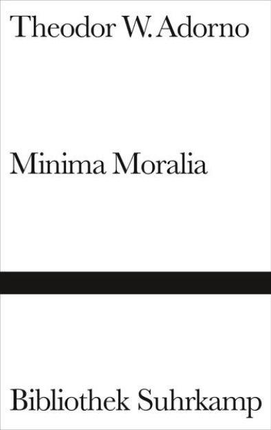 Bild von Minima Moralia von Theodor W. Adorno