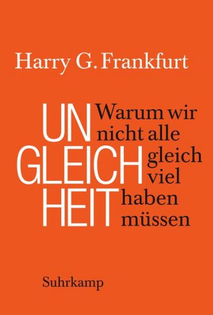 Bild von Ungleichheit von Harry G. Frankfurt