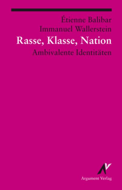 Bild von Rasse, Klasse, Nation von Etienne Balibar