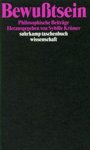 Bild zu Bewußtsein von Sybille (Hrsg.) Krämer