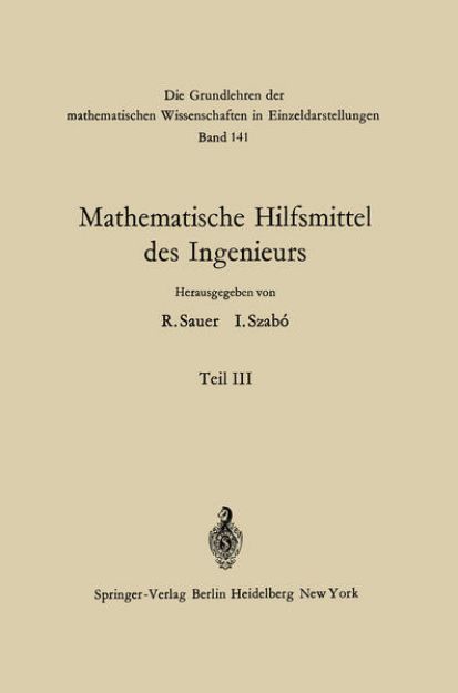 Bild von Mathematische Hilfsmittel des Ingenieurs von Robert Sauer