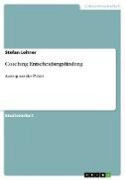 Bild von Coaching Entscheidungsfindung von Stefan Leitner