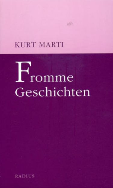 Bild von Fromme Geschichten von Kurt Marti