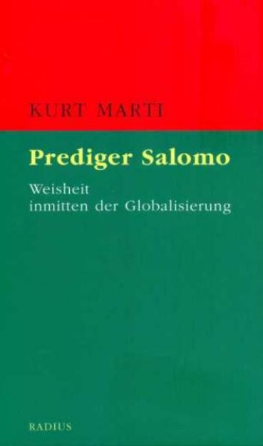 Bild von Prediger Salomo von Kurt Marti