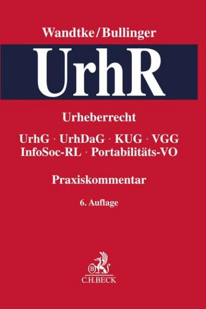 Bild von Praxiskommentar Urheberrecht von Artur-Axel (Hrsg.) Wandtke