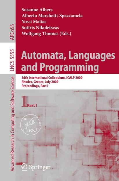 Bild von Automata, Languages and Programming von Susanne (Hrsg.) Albers