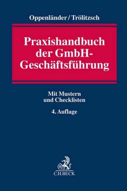 Bild von Praxishandbuch der GmbH-Geschäftsführung von Frank (Hrsg.) Oppenländer