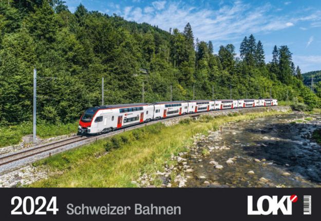 Bild zu LOKI Kalender Schweizer Bahnen 2024 von Redaktion LOKI (Hrsg.)