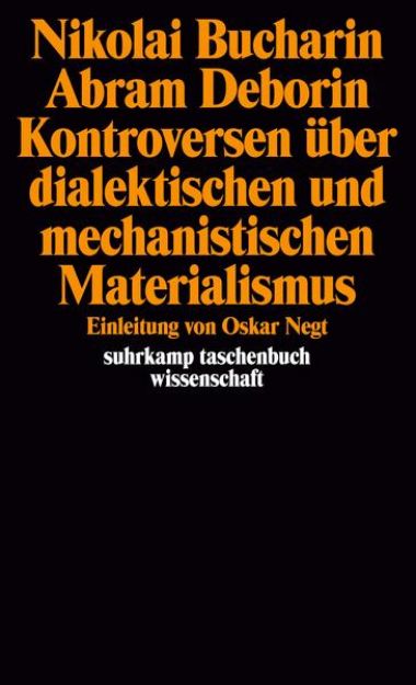 Bild von Nikolai Bucharin/ Abram Deborin. Kontroversen über dialektischen und mechanistischen Materialismus von Christian (Übers.) Riechers