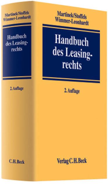 Bild von Handbuch des Leasingrechts von Michael (Hrsg.) Martinek