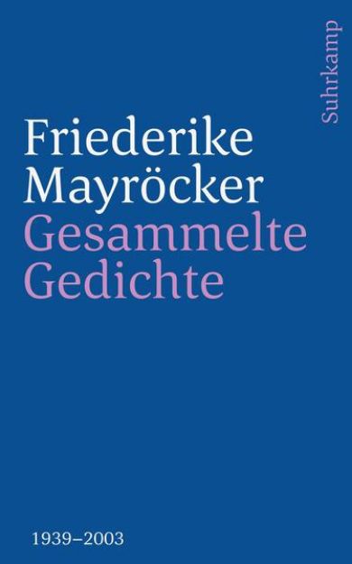 Bild von Gesammelte Gedichte von Friederike Mayröcker