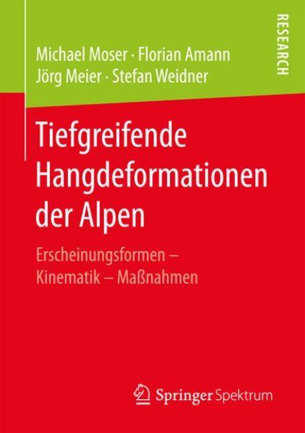 Bild von Tiefgreifende Hangdeformationen der Alpen von Michael Moser