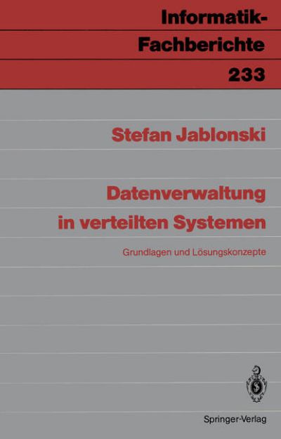 Bild von Datenverwaltung in verteilten Systemen von Stefan Jablonski