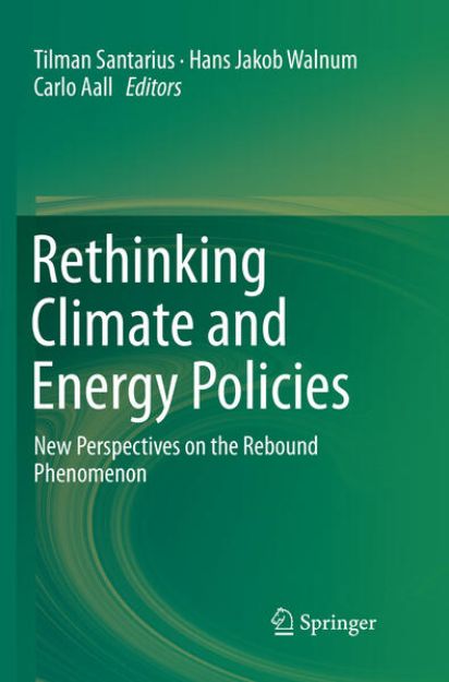 Bild von Rethinking Climate and Energy Policies von Tilman (Hrsg.) Santarius