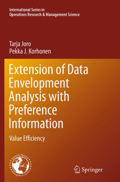 Bild von Extension of Data Envelopment Analysis with Preference Information von Tarja Joro