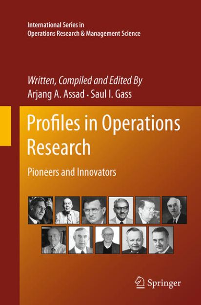 Bild zu Profiles in Operations Research von Arjang A. (Hrsg.) Assad