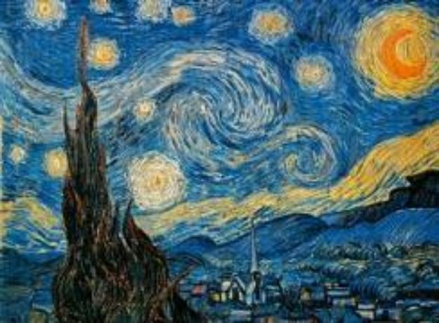 Bild von van Gogh - Sternennacht. Puzzle von Hans Hinz