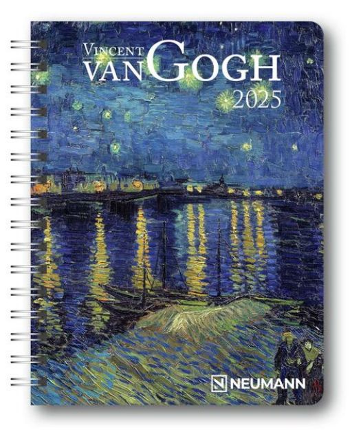 Bild von N NEUMANNVERLAGE - Vincent van Gogh 2025 Diary, 16,5x21,6cm, Taschenkalender mit zwölf Bildseiten und Notizseiten, herausnehmbaren Planer, Jahres- und Monatsübersicht und internationales Kalendarium von Vincent (Künstler) van Gogh