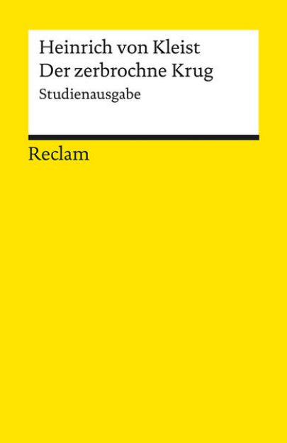 Bild von Der zerbrochne Krug. Studienausgabe von Heinrich von Kleist