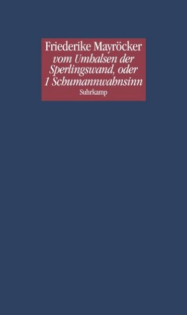 Bild von vom Umhalsen der Sperlingswand, oder 1 Schumannwahnsinn von Friederike Mayröcker