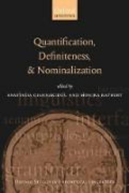 Bild zu Quantification, Definiteness, and Nominalization von Anastasia (Hrsg.) Giannakidou