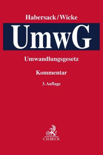 Bild von Umwandlungsgesetz von Mathias (Hrsg.) Habersack