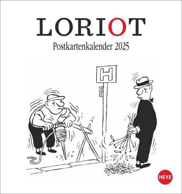 Bild zu Loriot Postkartenkalender 2025 von Loriot (Künstler)