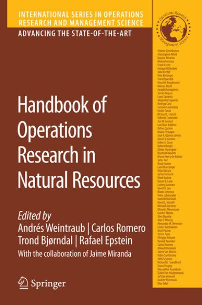 Bild zu Handbook of Operations Research in Natural Resources von Andres (Hrsg.) Weintraub